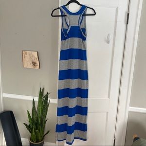 TIMING striped beach maxi dress